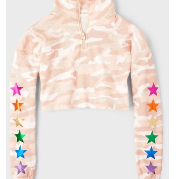 SUGAR & JADE STAR 🌟 CAMO ZIP & COZY JOGGER PANT (SET) SZ XL 16/18 (SOFT ROSE) - Picture 6 of 10